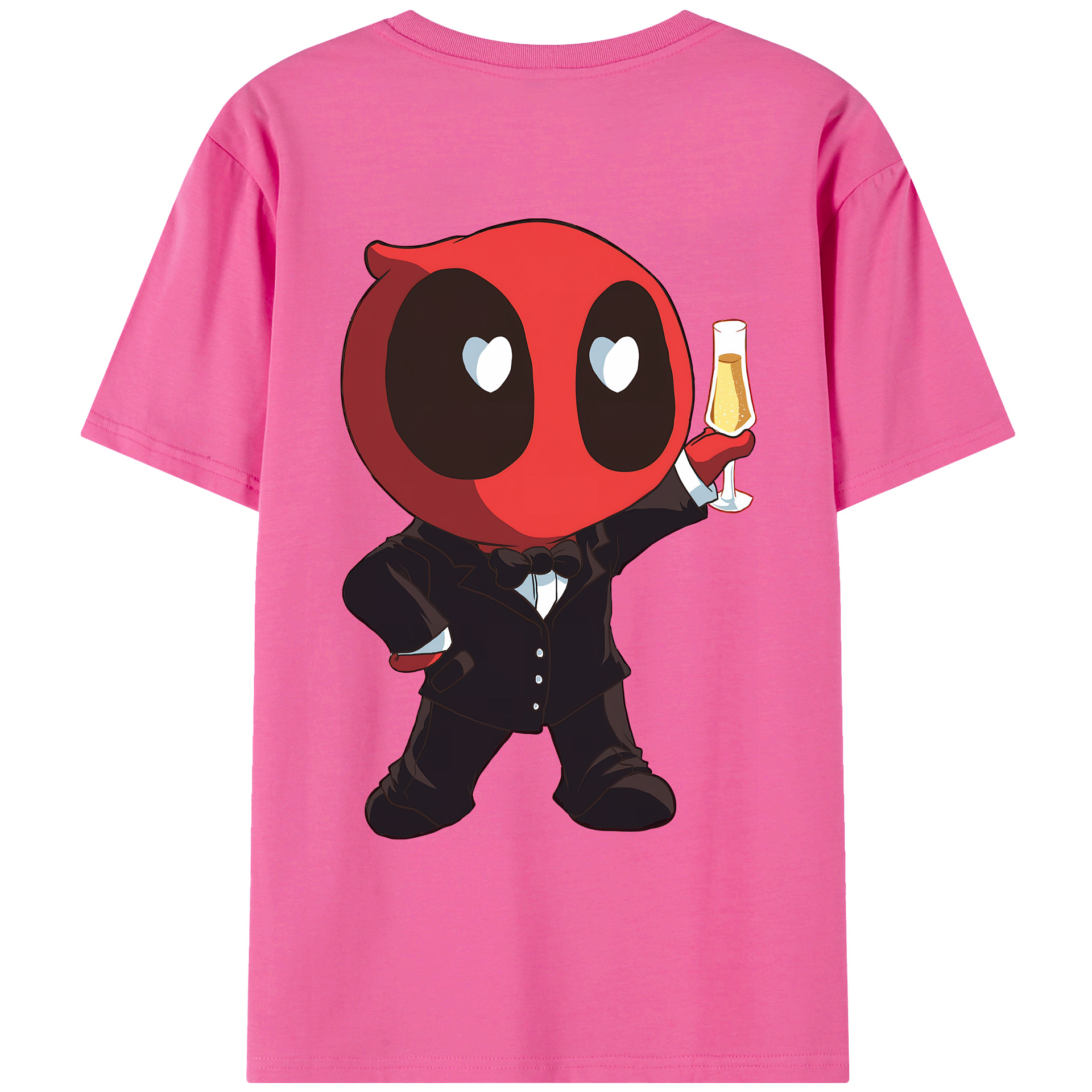 （画像用） Deadpool デッドプール レディース半袖Tシャツ(バックプリント)